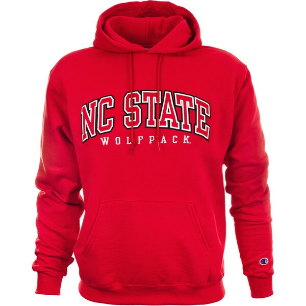 Red Powerblend Hood Sweatshirt - NC